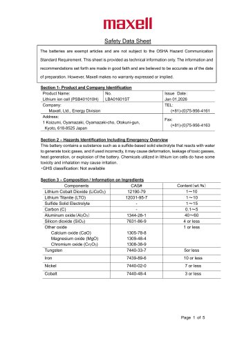 All_solid_state_battery_PSB401010H_safety data sheet_20260101