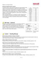 Safety Instructions_Coin Type Lithium Manganese Dioxide Batteries (CR) -3