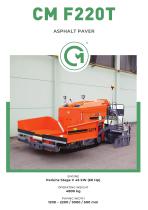 Tracked Paver F220T-1