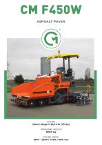 Wheeled Paver F450W-1