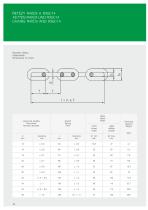 Chains and chain components for chain elevators-6