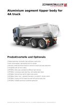 Aluminium segment tipper body for 4A truck-1