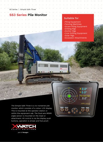 SS3 Series Pile Monitor