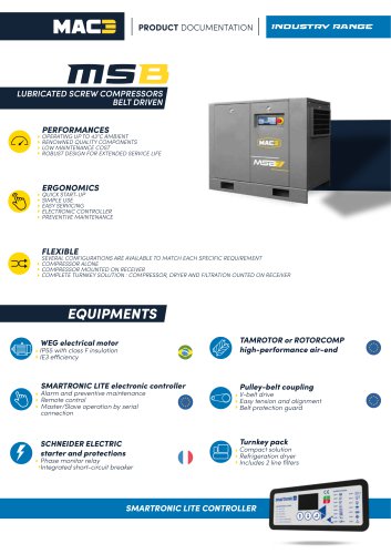Product documentation MSB