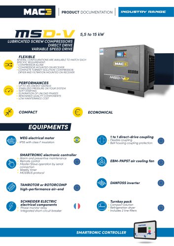 Product documentation MSD-V 5-15 kW