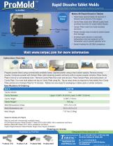 Rapid Dissolve Tablet Molds-1