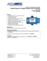 1 Digital Signal to 2 Digital Outputs Valve Controller - 1