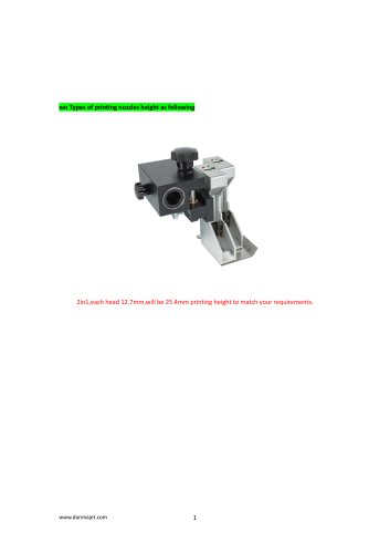 TIJ Printer 2.5cm head With Tags Paging Machine