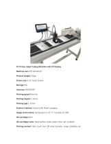 TIJ Printer Inkjet Coding Machine with PC Display - 1