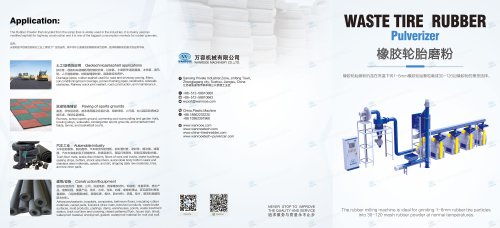 tire recycling shredder pulverizer