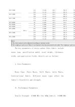 FEISU  Carbon fiber prepreg Technical parameters-5