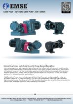 INTERNAL GEAR PUMP - EDP-I SERIES-1