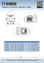 MONOBLOCK WATER RING VACUUM PUMP - ESV SERIES-7