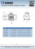 MONOBLOCK WATER RING VACUUM PUMP - ESV SERIES-8