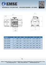 MONOBLOCK WATER RING VACUUM PUMP - ESV SERIES-9