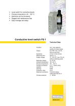 Conductive level switch FS 1-1