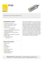 Capacitive level sensor - P133 PP - Nöding Messtechnik - for wastewater ...