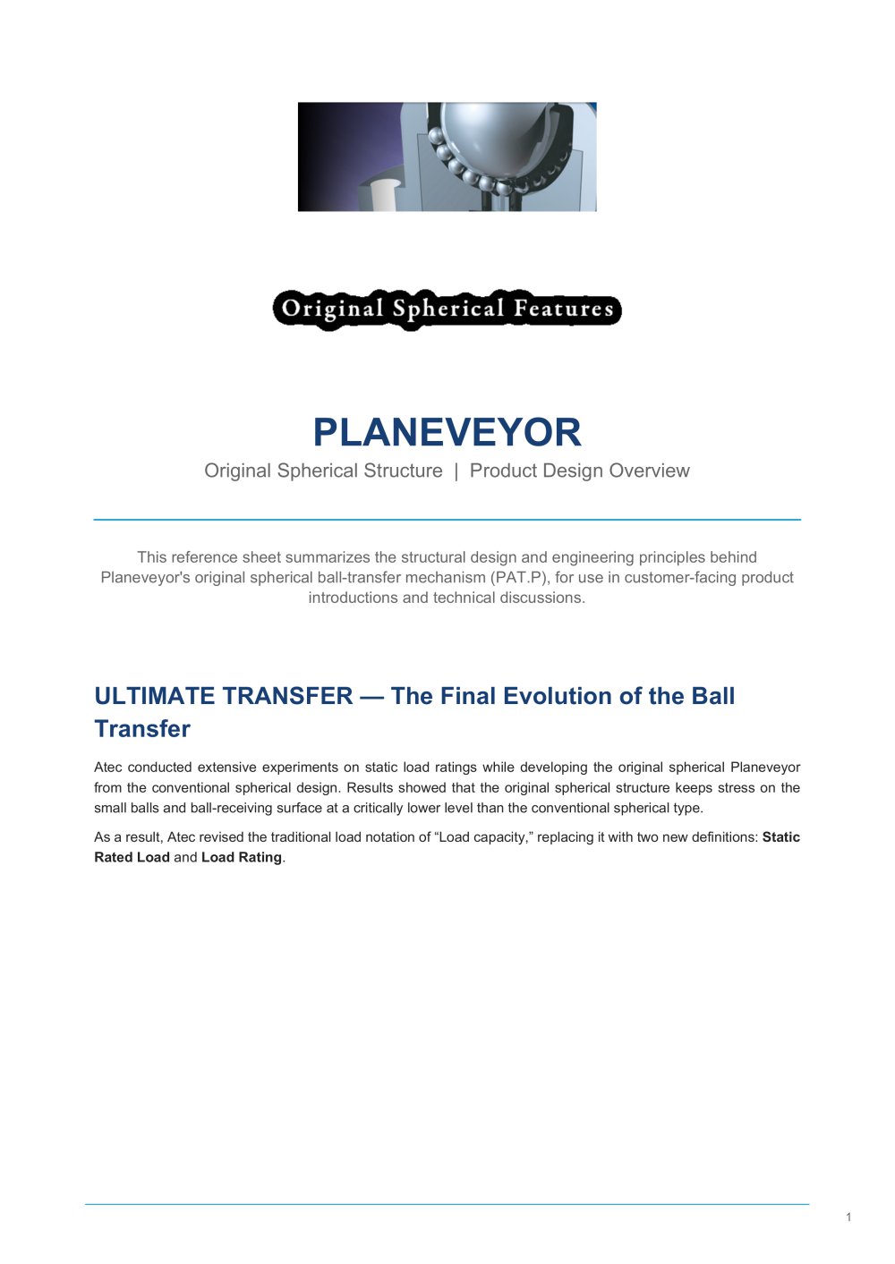 Planeveyor Structure Overview - Links-Japan LLC