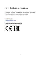 Chocolate enrobing machine 200 mm-8