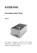 Chocolate melter 20 kg-1