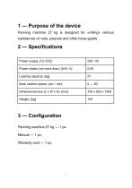 Panning machine 27 kg-3