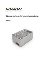Storage container for colored cocoa butter-1