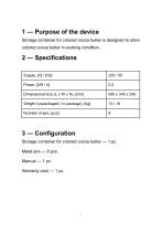 Storage container for colored cocoa butter-3