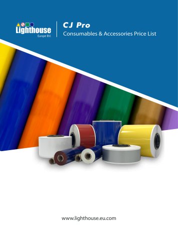 CJ Pro II - Consumable Pricelist