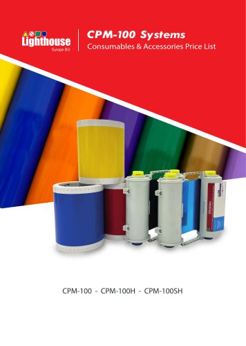 CPM-100 / CPM-100H / CPM-100SH - Consumable Pricelist