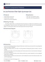 Low Precision Fiber Optic Gyroscope Coil-1