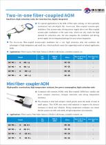 Two-in-one Fiber Coupled AOM-1