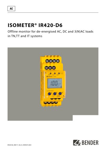 ISOMETER® IR420-D6