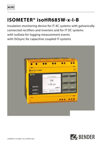 ISOMETER® isoHR685W-x-I-B