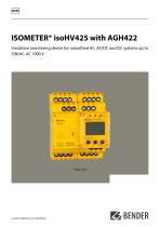 ISOMETER® isoHV425 with AGH422-1