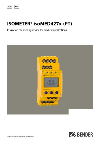 ISOMETER® isoMED427x-(PT)