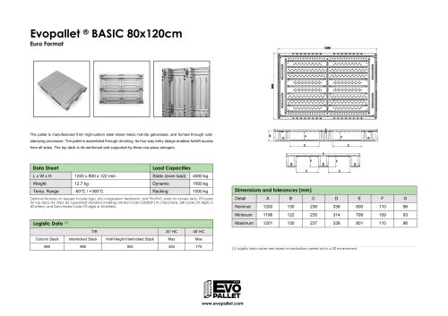 Evopallet&reg; BASIC  