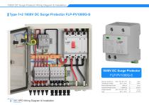 Type 2 1000V DC Surge Protector SLP-PV1000-S-3
