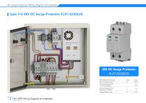 Type 2 48V DC Surge Protector SLP30-DC65/2S-3