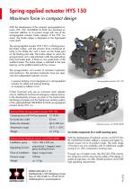 Spring-applied actuator HYS 150-2