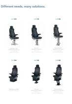 Locomotive driver seats SLIM-5