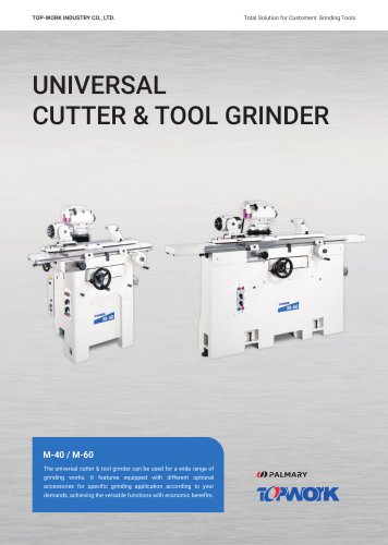 M-40, M-60 Universal Tool Cutter Grinder