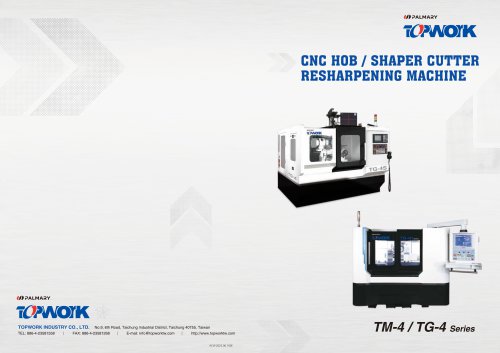 TM/TG Series Hob Shaper Cutting Resharpening Machine