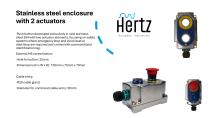 Stainless steel enclosure for 2 actuators-1