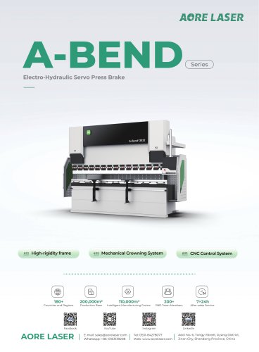 AORE LASER Electro-Hydraulic Servo Press Brake A-Bend 10032