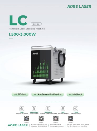 AORE LASER Handheld Laser Cleaning Machine LC-1500W