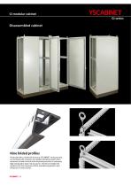 Disassembled cabinet