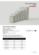 Plastic distribution boards 1-4