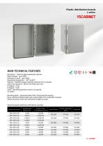 Plastic distribution boards 1-6