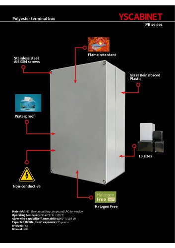 Polyester terminal box