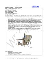 CHOCOLATE BALL MILL MACHINE – BATCH SIZE 50KG, 100KG, 200KG AND 500 KG.